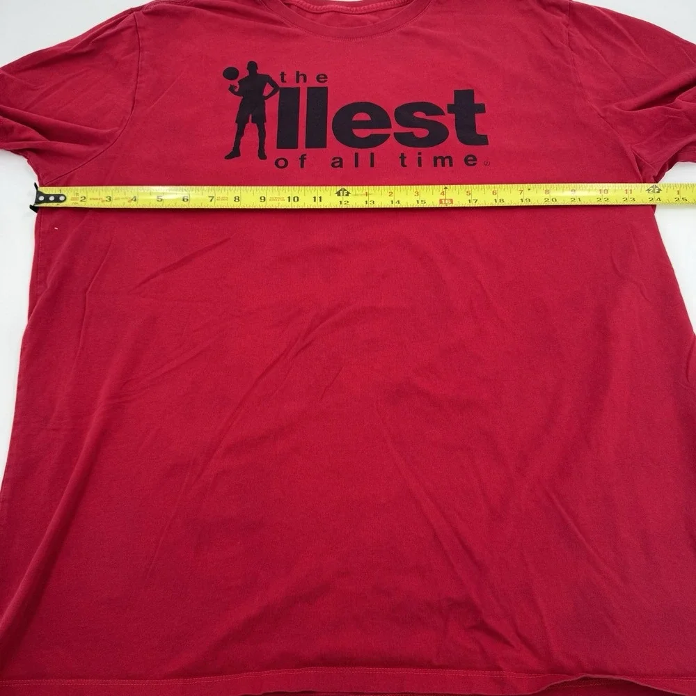 Michael Jordan The Illest Of All Time Flu Game Red T-Shirt Mens Size‎ XXL Nike